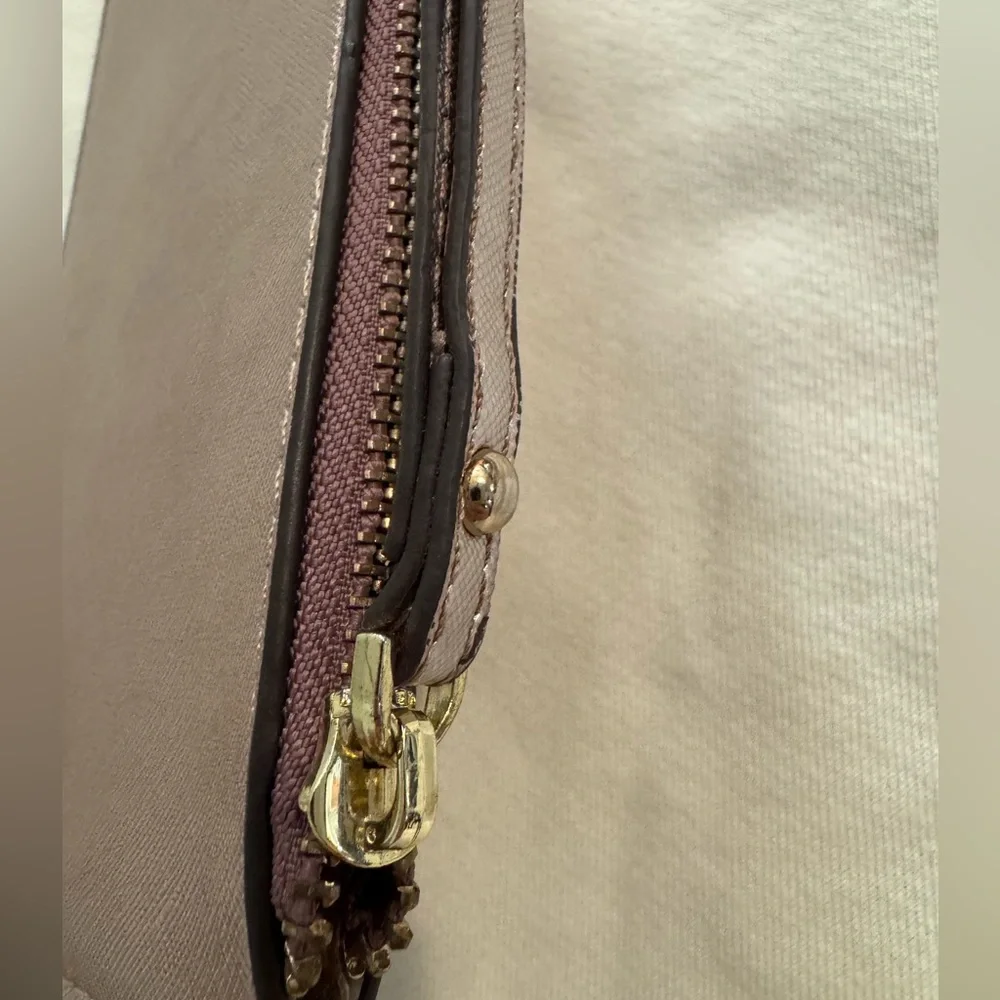 Kate Spade Wristlet Rose Gold Metallic Wallet 8